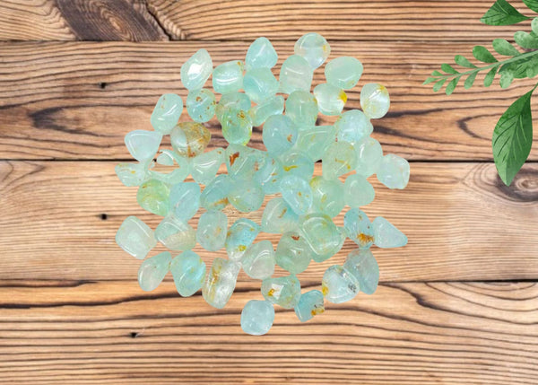 Blue Topaz Pocket Energy Tumble Stone (South Africa) – Terra