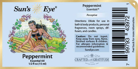 Peppermint Essential Oil: .5 fl oz