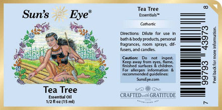 Tea Tree Essential Oil: .5 fl oz