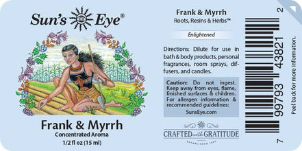 Frank & Myrrh Oil: .5 fl oz