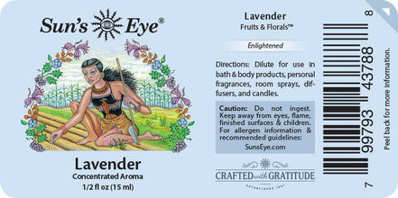 Lavender Oil: .5 fl oz