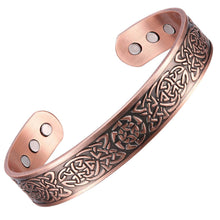 Pure Copper men size magnetic adjustable bracelet