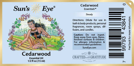 Cedarwood Essential Oil: .5 fl oz
