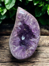 Amethyst Druzy Geode Flame