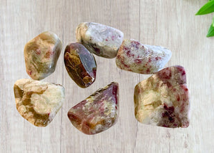 Pink Tourmaline Pocket Energy Tumble Stone