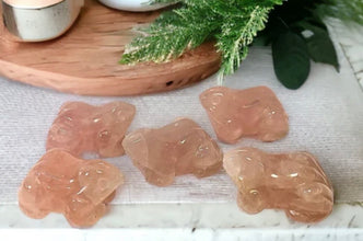 Natural Gemstone Frogs