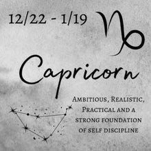 Capricorn Crystal Zodiac Set