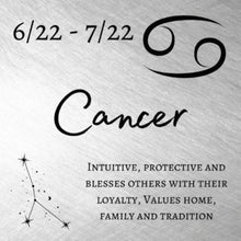 Cancer Bracelet with Crystal Set