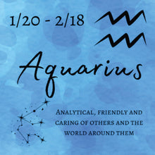 Aquarius Crystal Zodiac Set