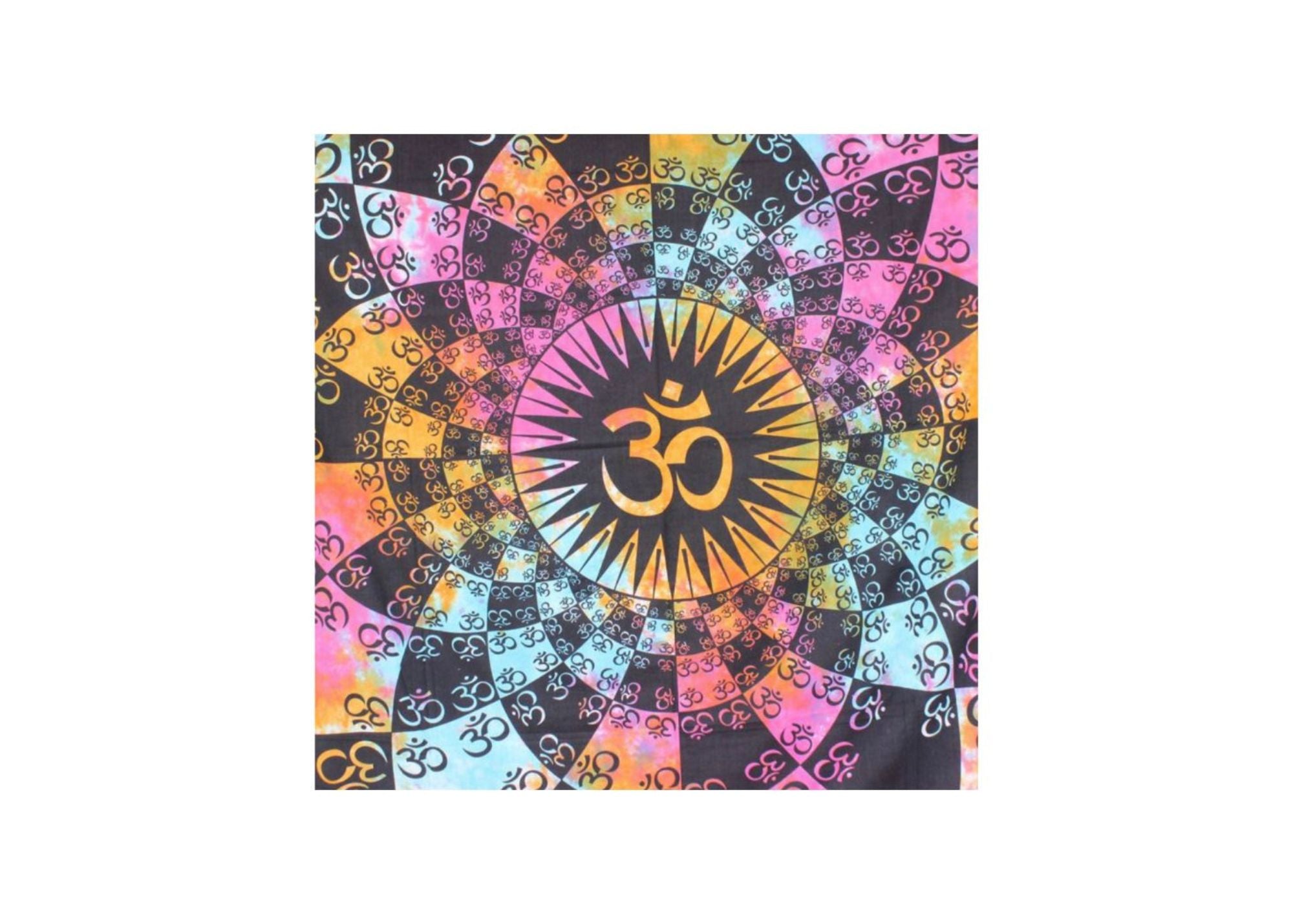 Om Tie-Dye Tapestry