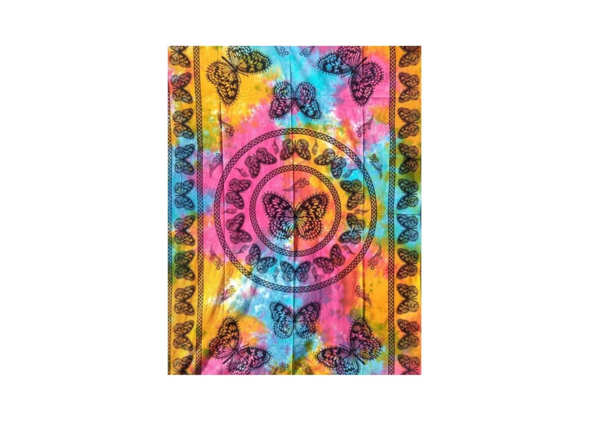 Butterfly Tie Dye Tapestry