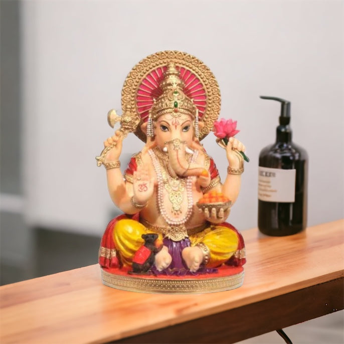 6" Ganesha - Hand painted Figurine