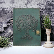 Tree of Life Leather Blank Journal