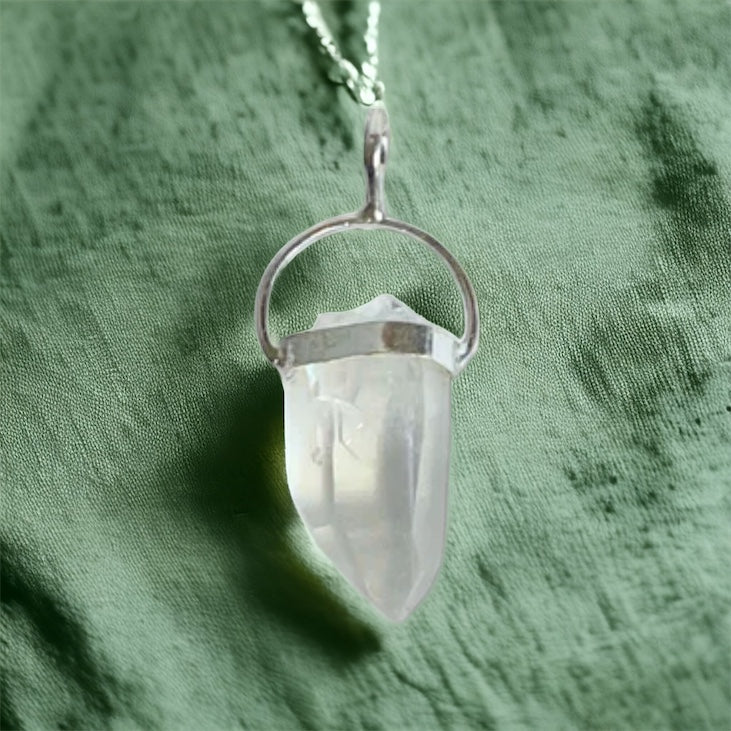 Lemurian Quartz Pendant