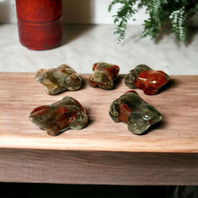 Natural Gemstone Frogs