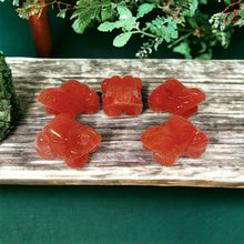 Natural Gemstone Frogs