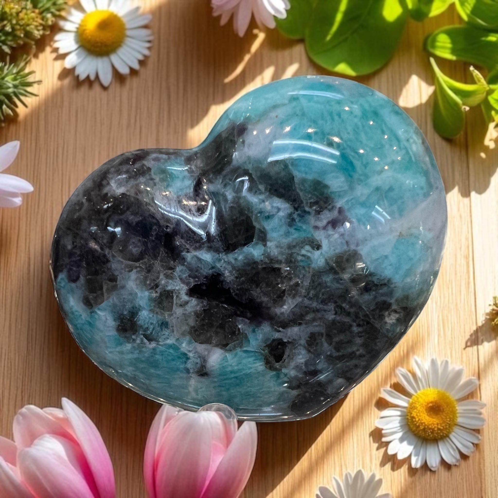 Amazonite Heart