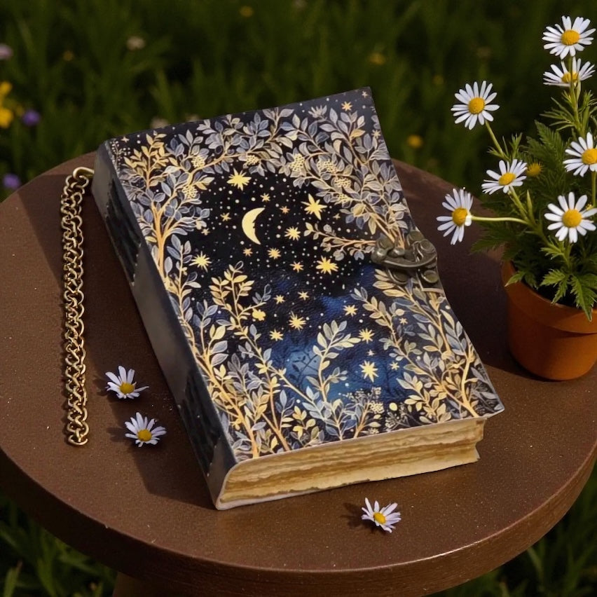 Twilight Tangle Leather Journal