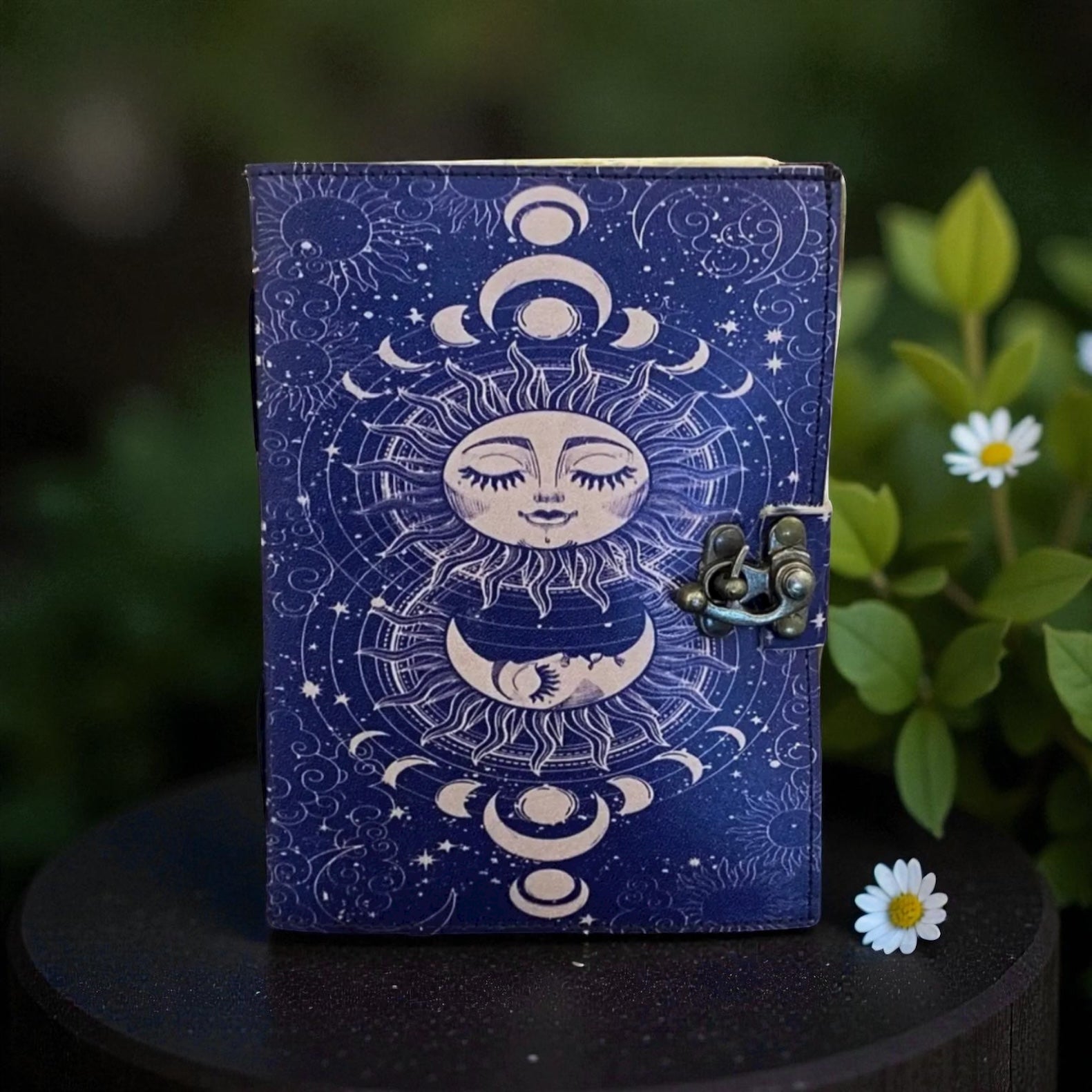 Celestial Reflections Leather Journal