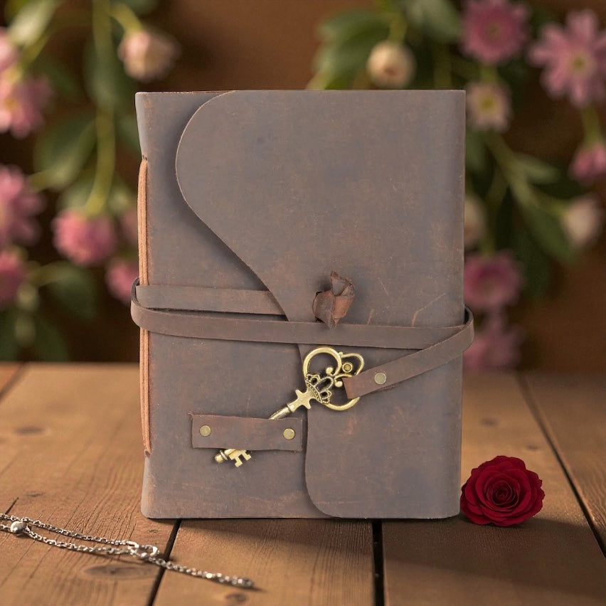 The Secret Key Leather Journal