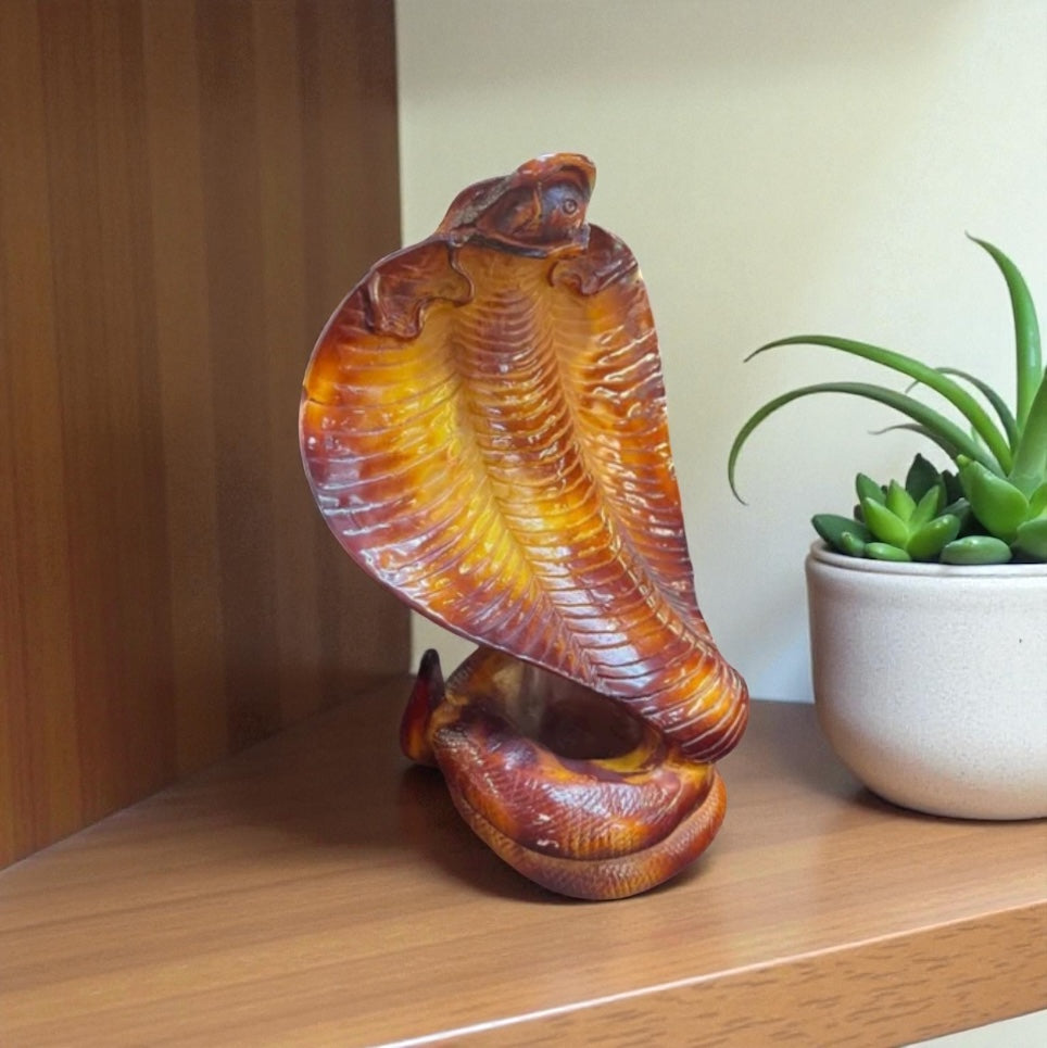 Amber Cobra Statue