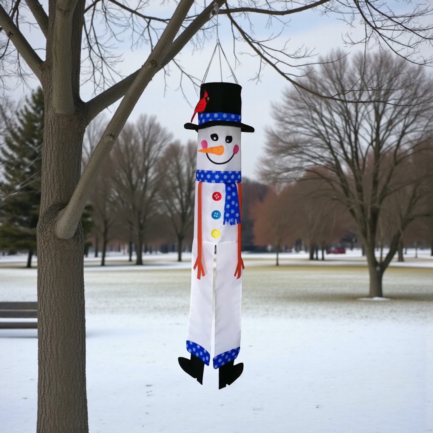 Lil' Snowman 3D 40" Windsock