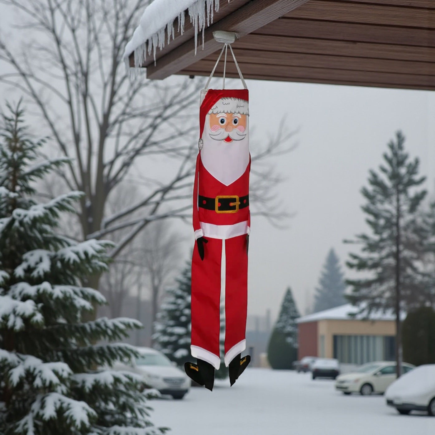 Lil' Santa Claus 3D 40" Windsock