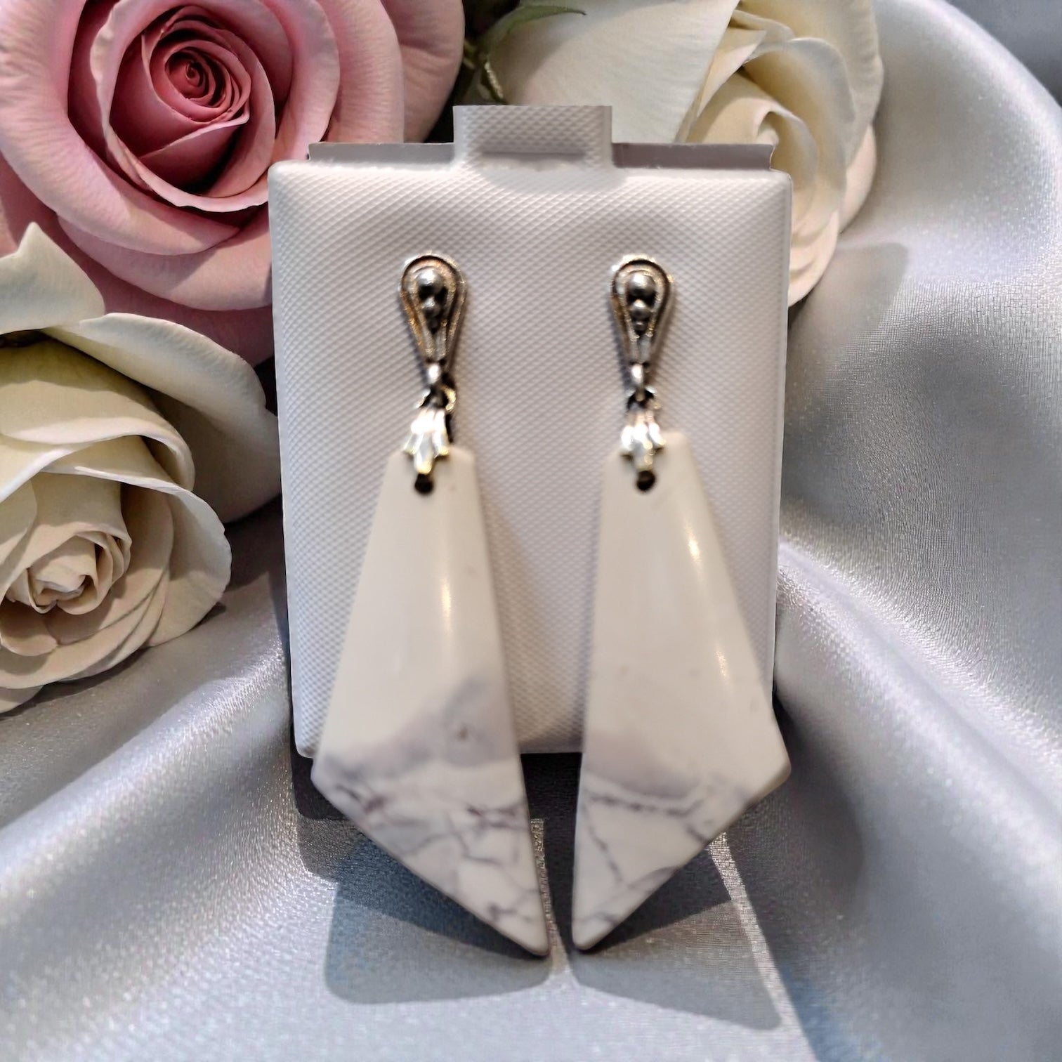 Exotica Senora Jasper Sterling Silver Earrings