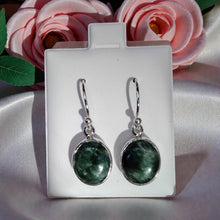 Seraphanite Earrings Sterling Silver