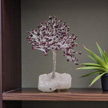 Garnet Gemstone Tree with Zeolite Base 7