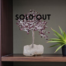 Garnet Gemstone Tree with Zeolite Base 7