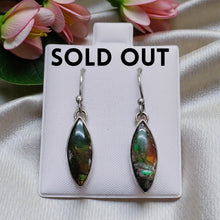 Ammolite Sterling Silver Earrings