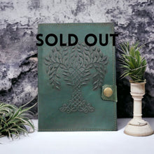 Tree of Life Leather Blank Journal