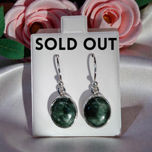 Seraphanite Earrings Sterling Silver