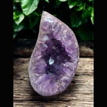 Amethyst Druzy Geode Flame