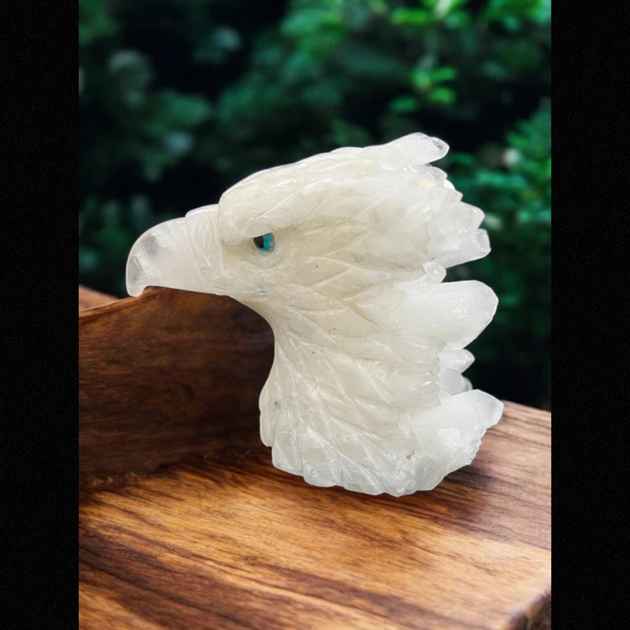 Quartz Eagle Head