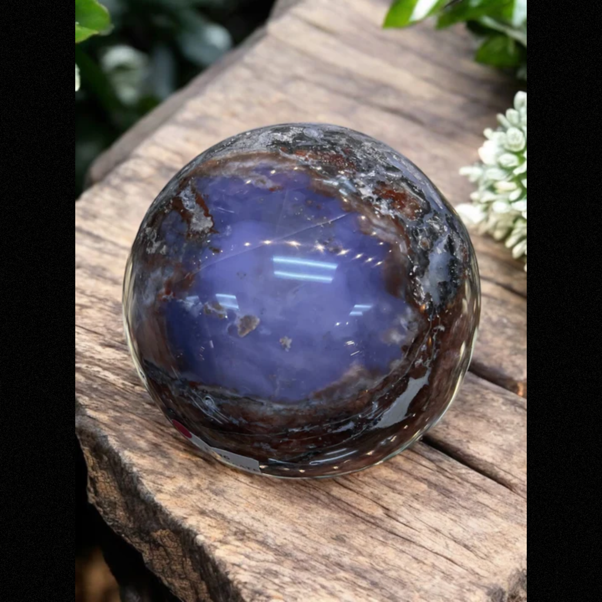 Violet Agate Sphere
