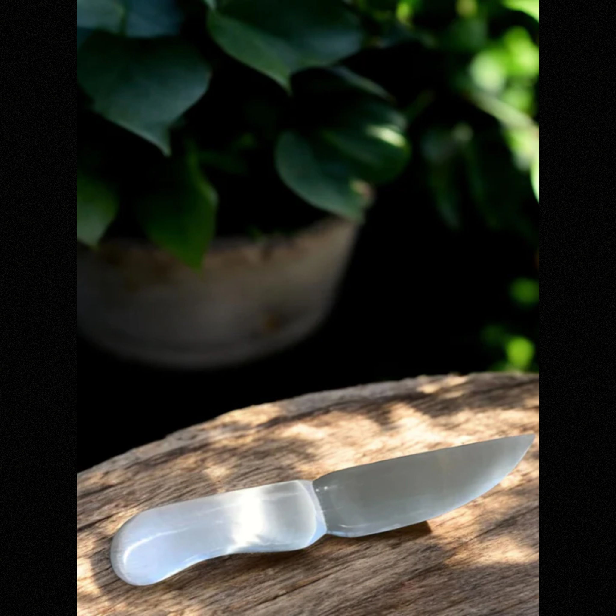 Selenite Athame 5"-7”