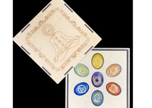 Chakra Symbol Set- With wooden box
