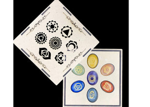 Chakra Symbol Set- With wooden box