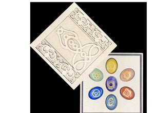 Chakra Symbol Set- With wooden box