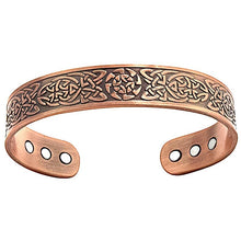 Pure Copper men size magnetic adjustable bracelet