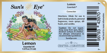 Lemon Essential Oil: .5 fl oz