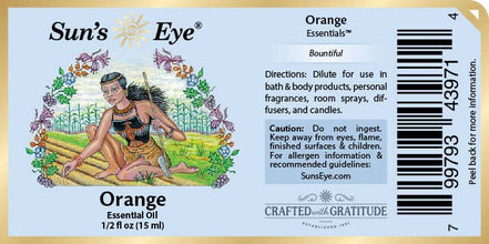 Orange Essential Oil: .5 fl oz