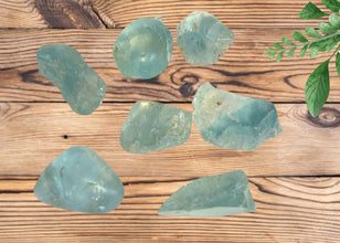 Blue Topaz Pocket Energy Tumble Stone (South Africa)