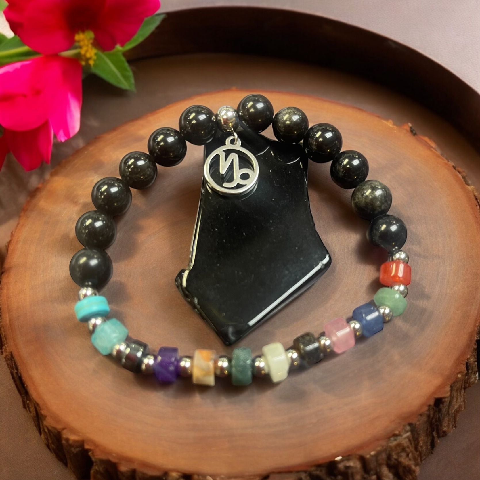 Capricorn Bracelet with Crystal Set