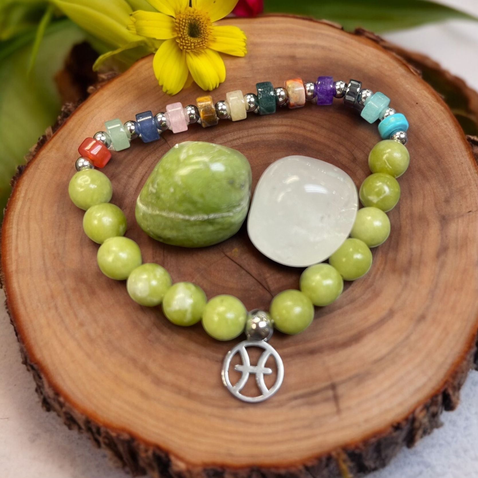 Pisces Bracelet with Crystal Set