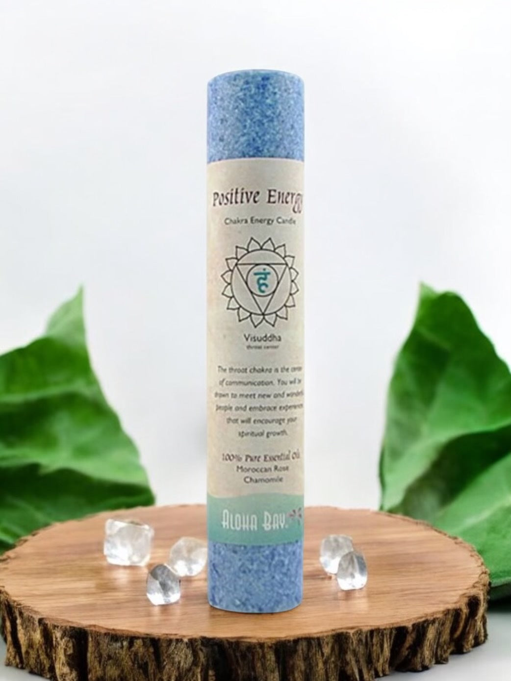 Chakra Energy Pillar Aloha Bay Candle Positive Energy