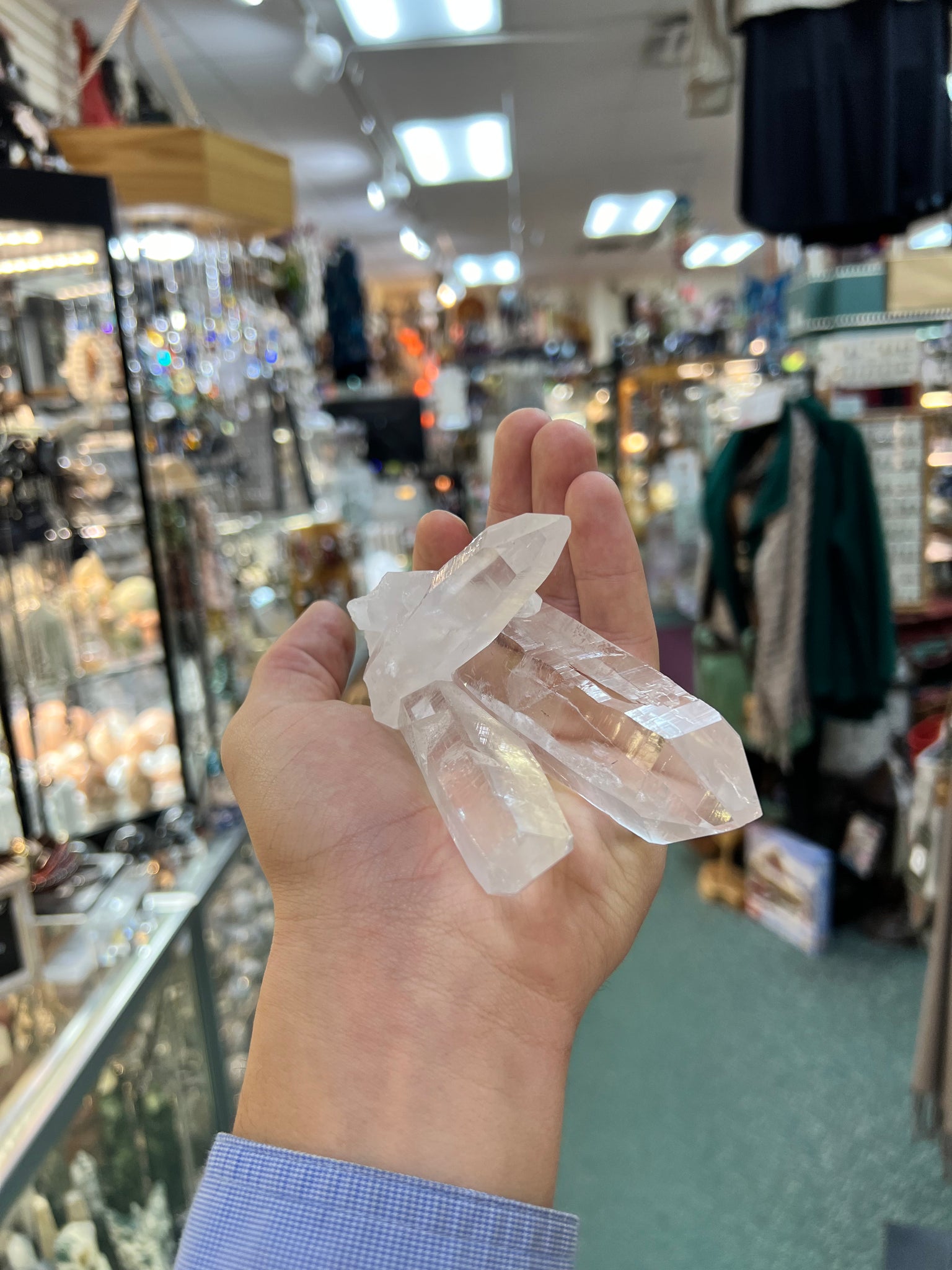 Lemurian Quartz Cluster