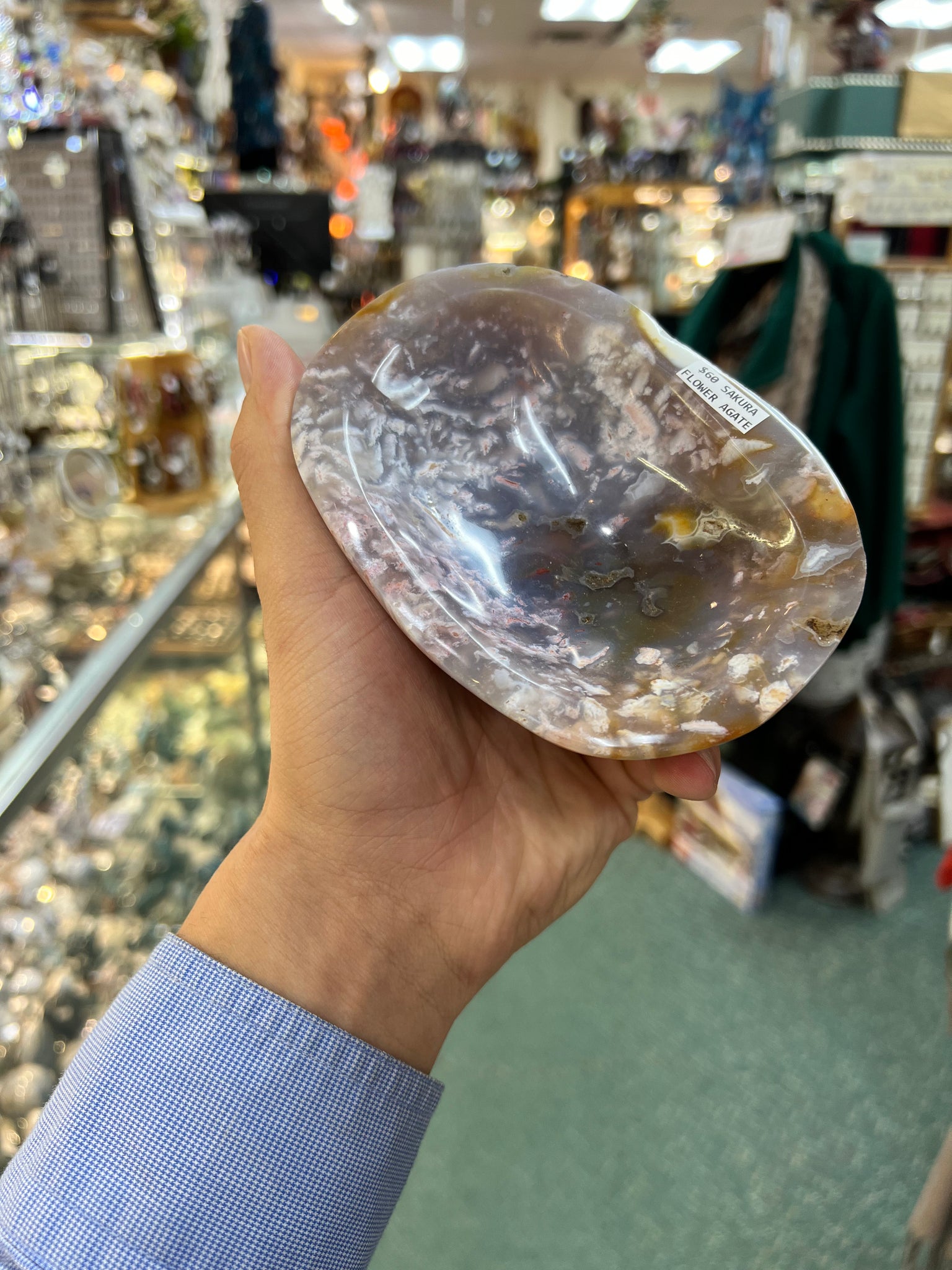 Flower Agate Bowl